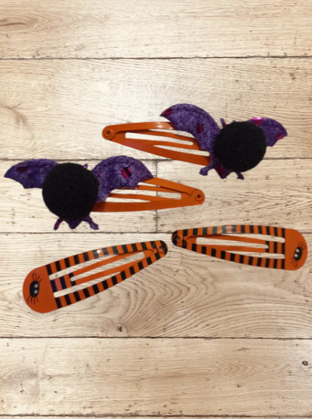 Заколки на Хелловін Кажани One size Різнокольоровий (703093) - фото 2 Заколки на Хелловін Кажани One size Різнокольоровий (703093) - фото 2