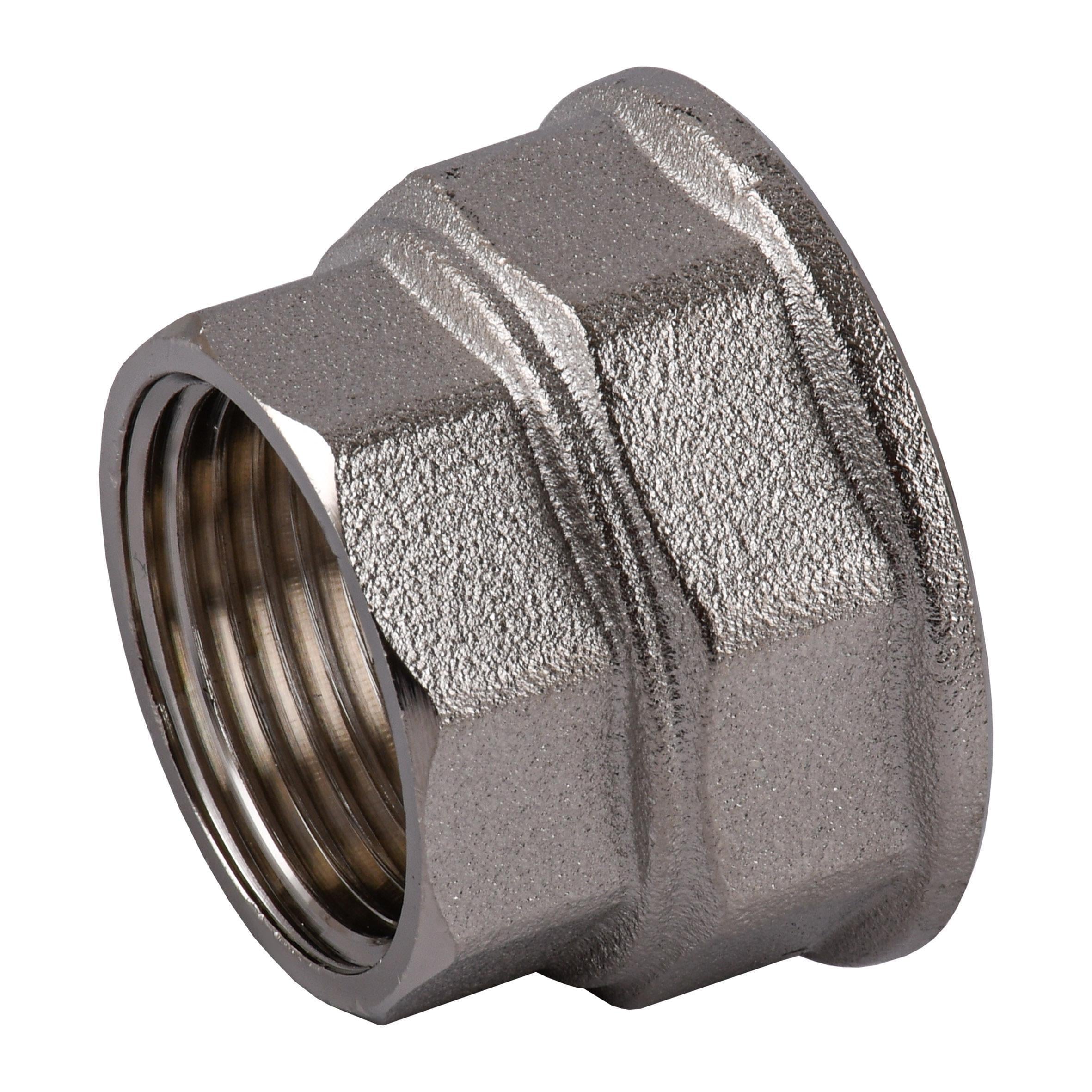 Муфта редукционная Optimum NM751O никелированная восьмигранная 1 1/2"х1"ВВ (000031490)