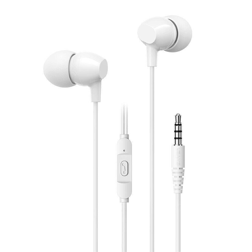 Наушники Usams US-SJ594 EP-47 3,5 мм In-Ear Earphone White (HSEP4702)