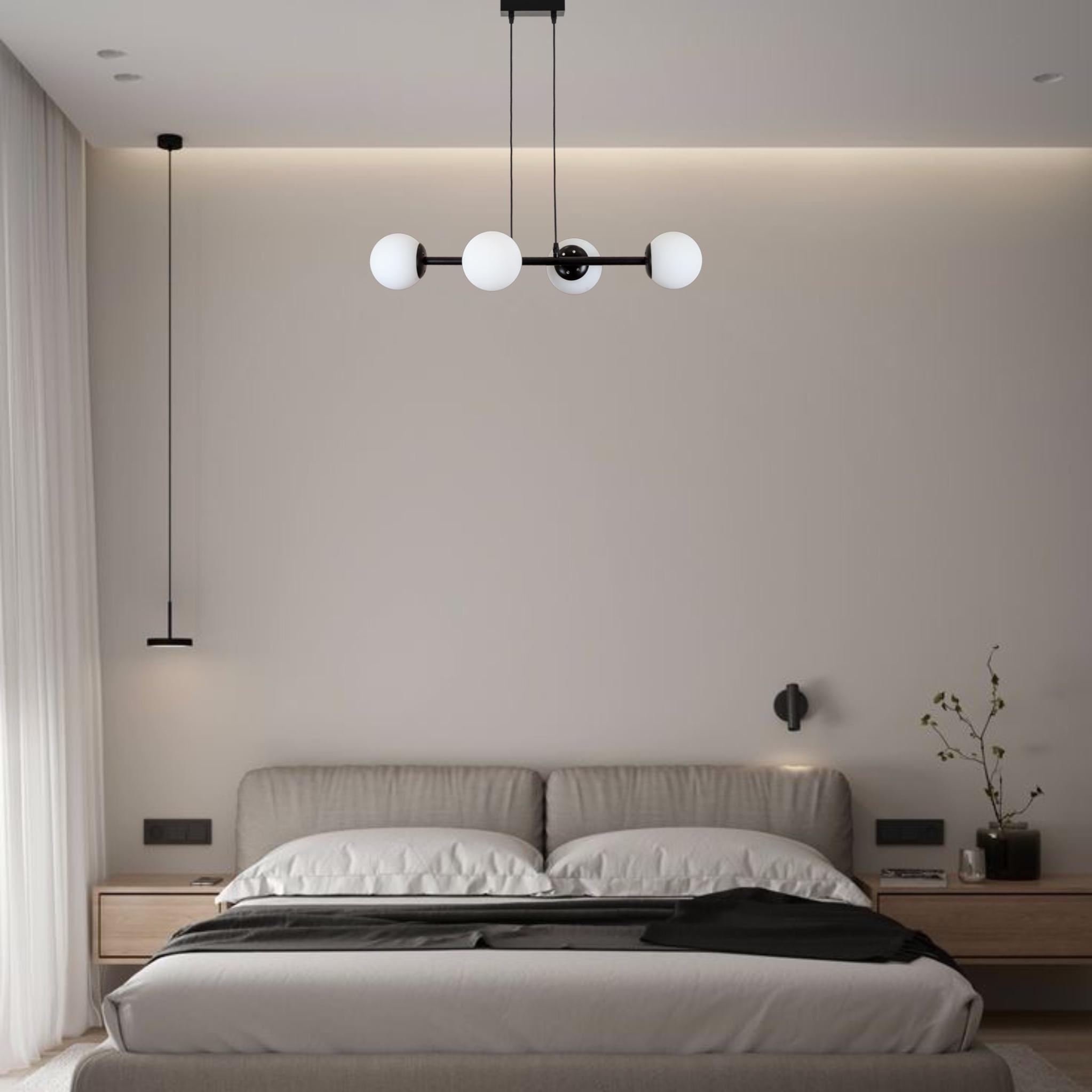 Люстра подвесная современная Modern Luxe (52-9909-4 BK+WH) - фото 6 Люстра подвесная современная Modern Luxe (52-9909-4 BK+WH) - фото 6