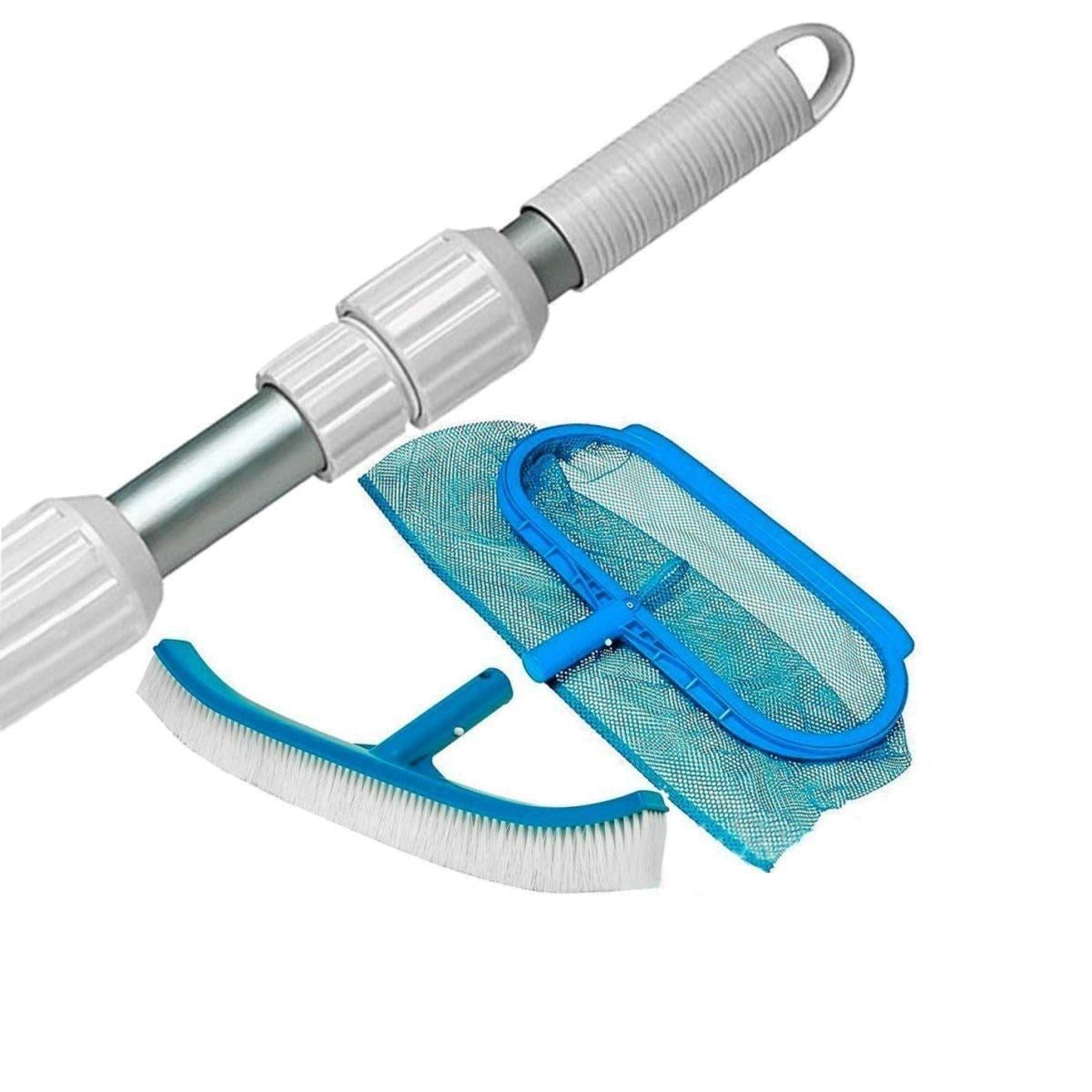 Набор Intex 29055-3 3в1 ручка 29055/сачок 29051/щетка 29053 для очистки бассейна 28 мм