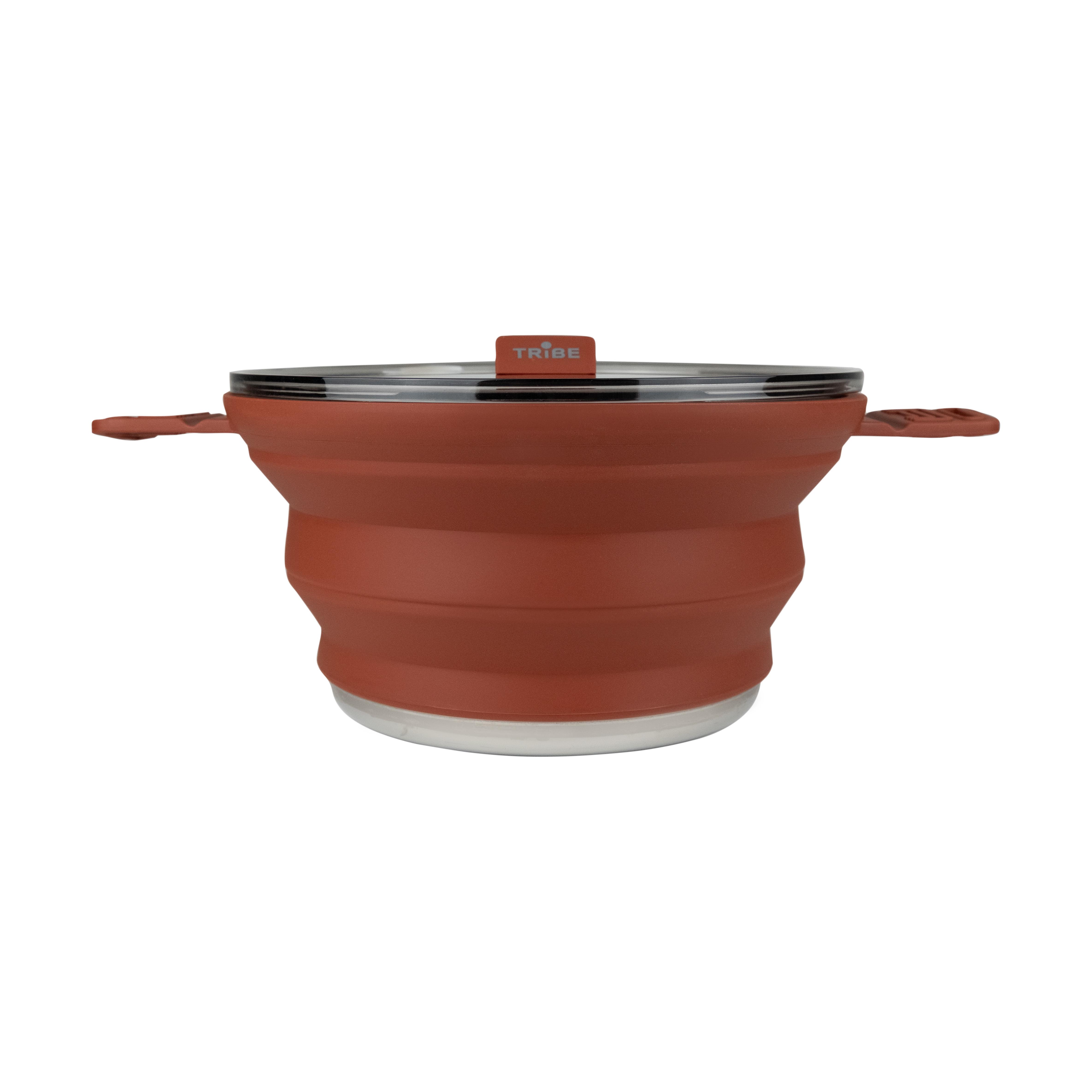 Кастрюля Tribe Collapsible Pot силиконовая 2,5 л Brown (T-FF-0025) Кастрюля Tribe Collapsible Pot силиконовая 2,5 л Brown (T-FF-0025)