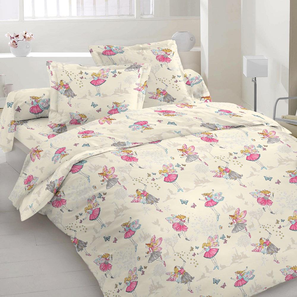 Комплект постельного белья Zastelli Феи бязь полуторный 145x210см