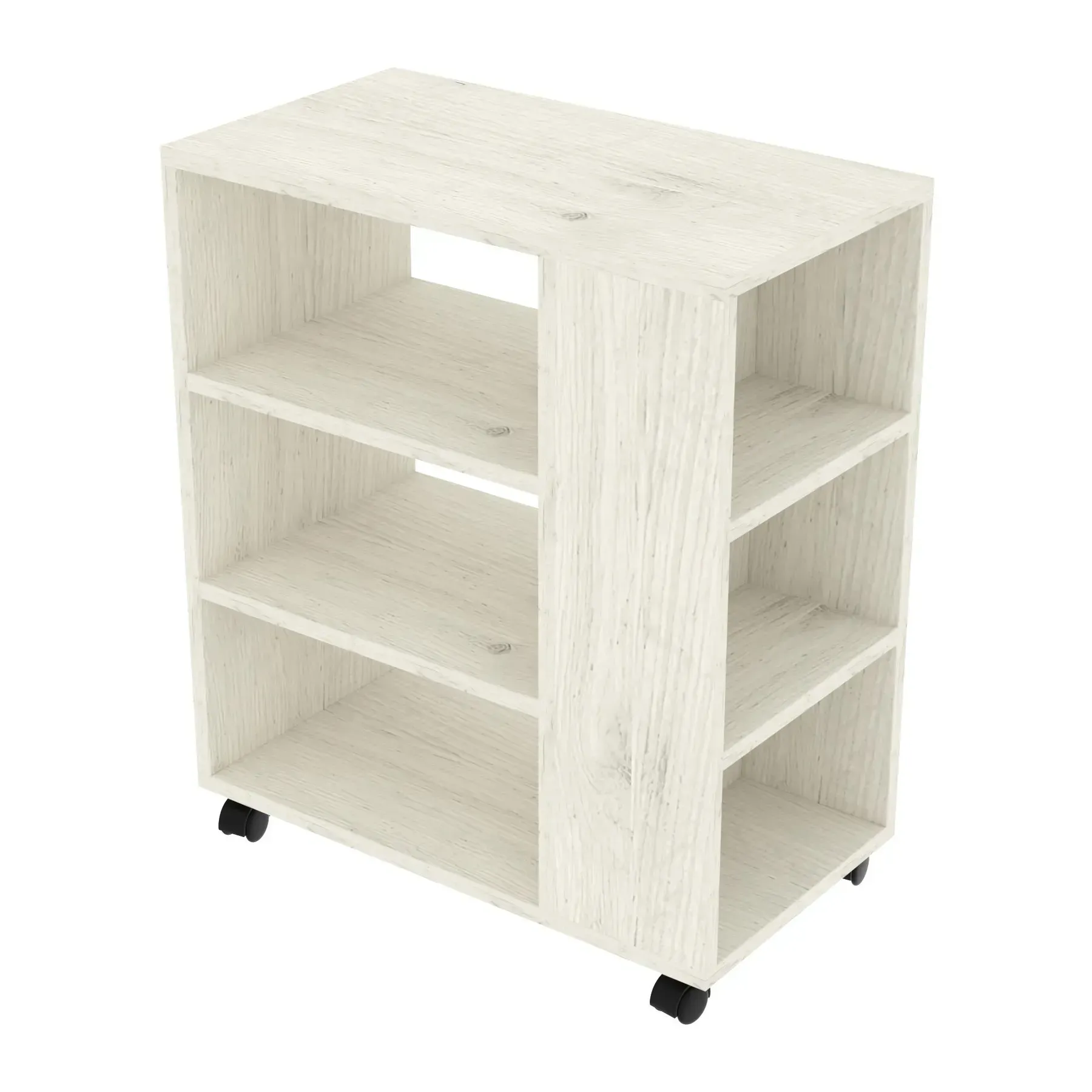 Тумба мобільна Kontinent ТМ-5 на коліщатках 550х300х650 мм Дуб Крафт Білий (84075186) - фото 1 Тумба мобільна Kontinent ТМ-5 на коліщатках 550х300х650 мм Дуб Крафт Білий (84075186) - фото 1