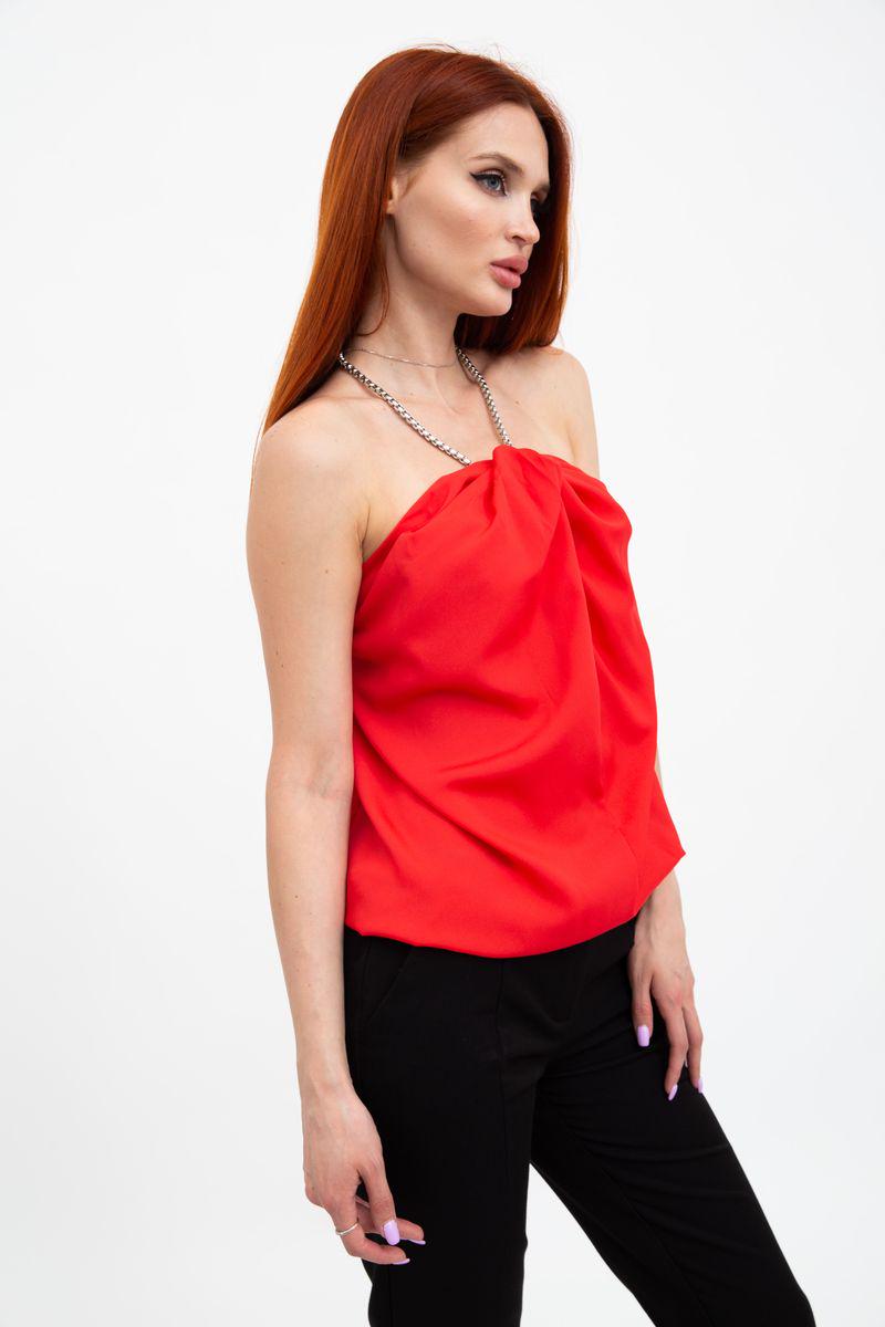 Блузка Ager 117R4029 L Коралловый - фото 3 Блузка Ager 117R4029 L Коралловый - фото 3