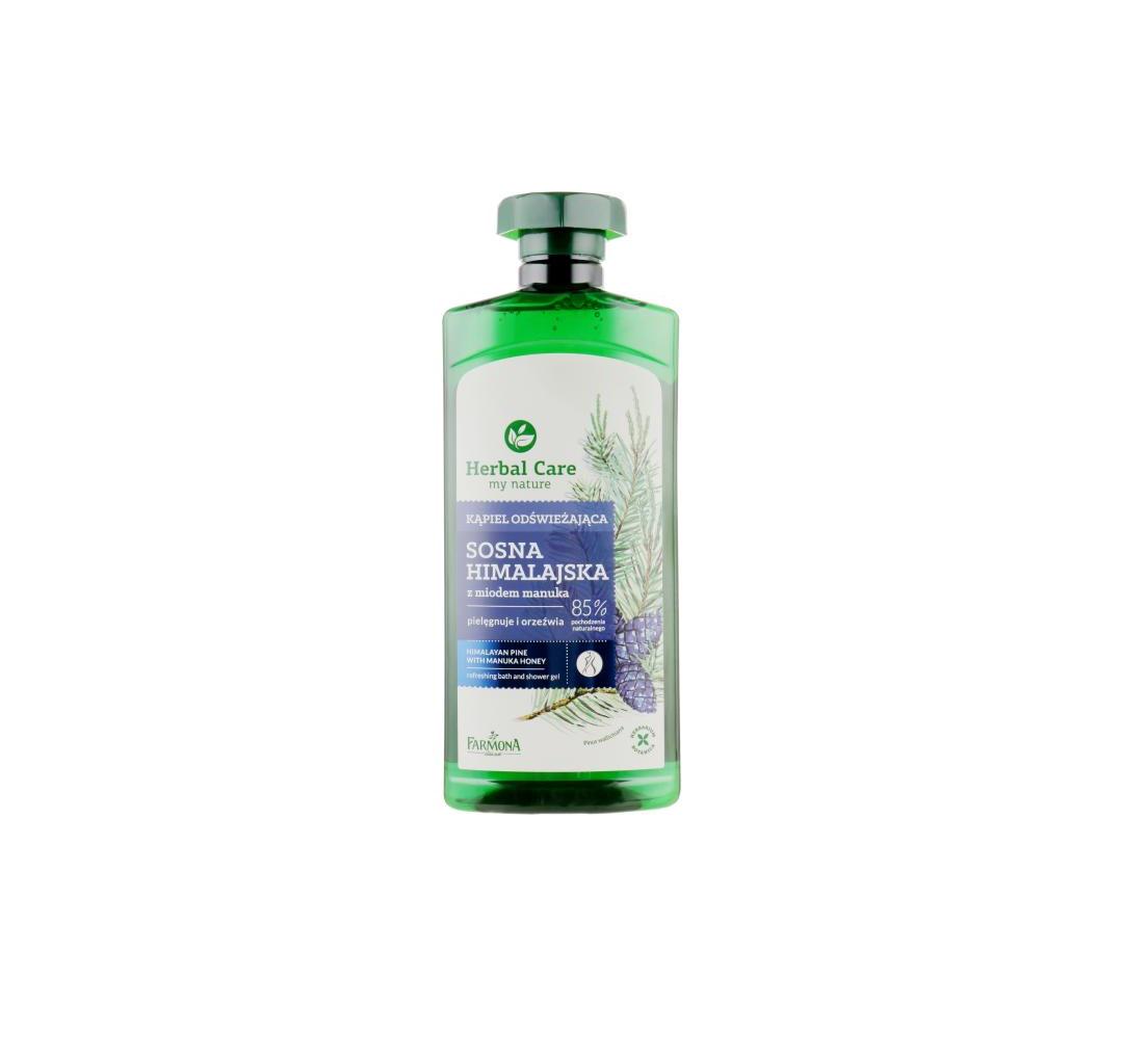 Освіжаючий гель-олійка для ванни Манука Herbal Care Farmona Гімалайська сосна та мед 500 мл (5900117004265)