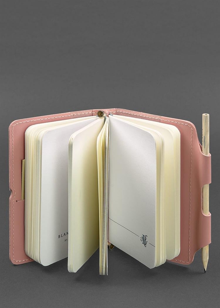 Блокнот кожаный Софт-бук 3.0 Розовый (A-026957) - фото 5 Блокнот кожаный Софт-бук 3.0 Розовый (A-026957) - фото 5