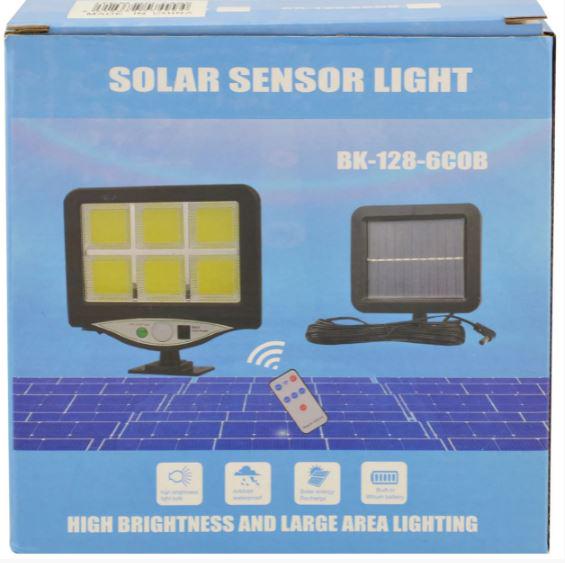Прожектор Solar Sensor Light с пультом и датчиком движения  ВК-128 6СOB - фото 6