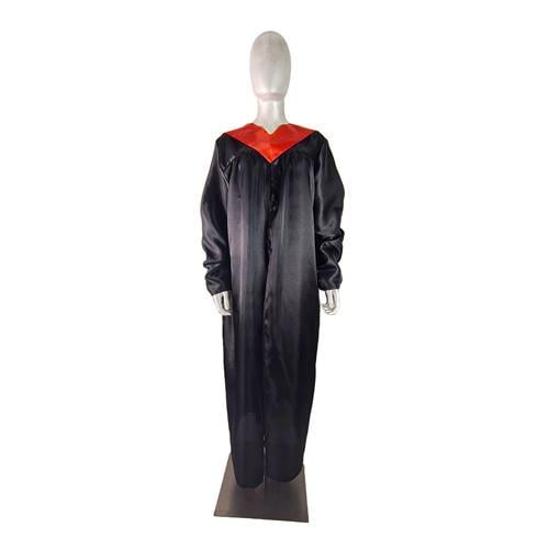 Мантия Выпускник с воротником SETA Decor (26-673BLK-RD)