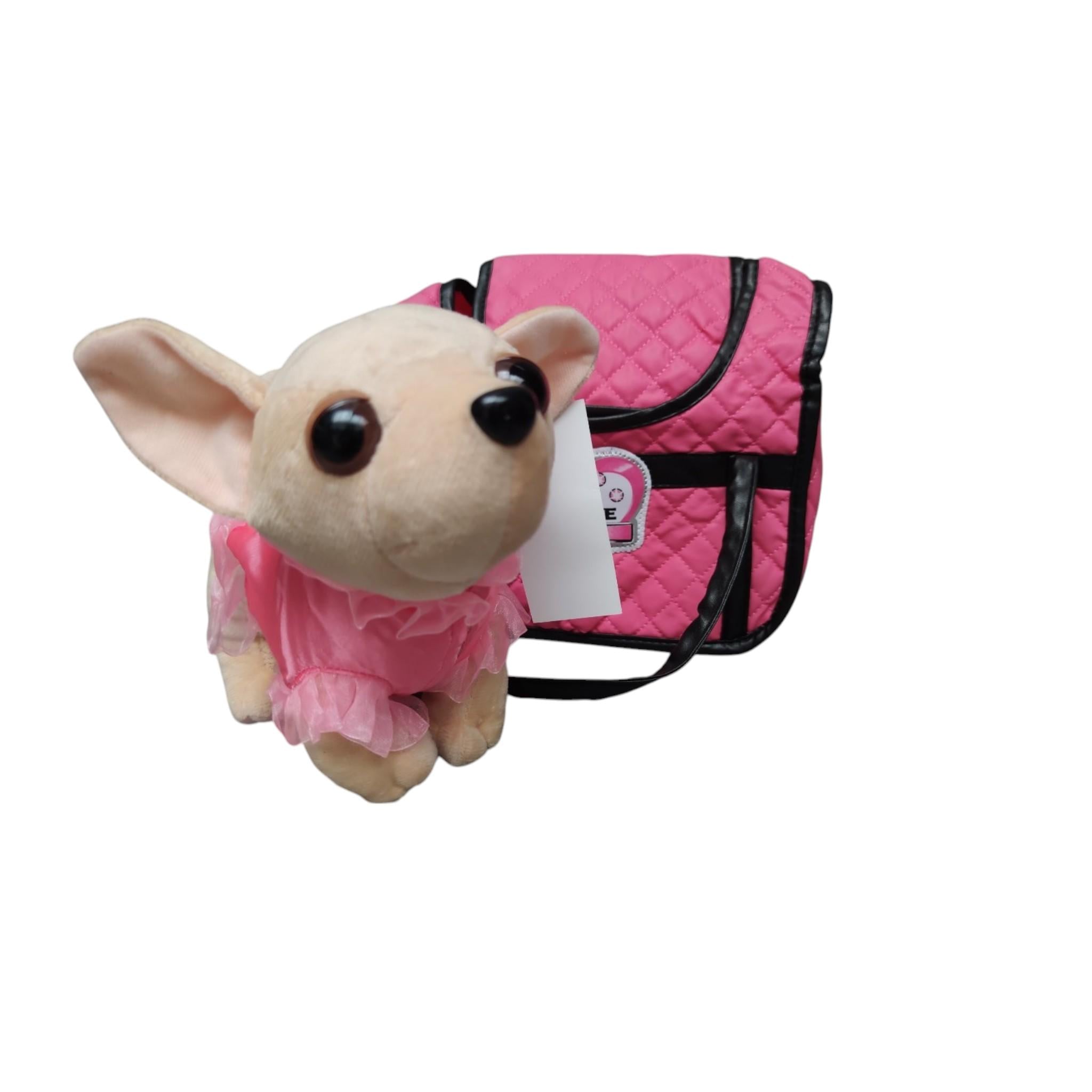 Интерактивная собачка Love Чихуахуа Raspberry в сумке-переноске лает Pink (G_С50085Pink)