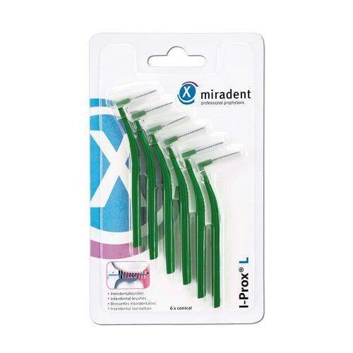 Ершики межзубные Miradent I-Prox L medium 0,7 мм Зеленый (1679)