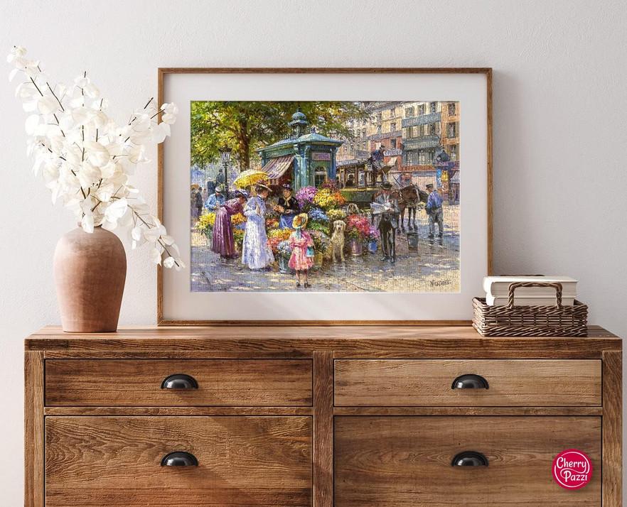 Пазл CherryPazzi Квітковий ринок 1000 ел. - фото 3 Пазл CherryPazzi Квітковий ринок 1000 ел. - фото 3