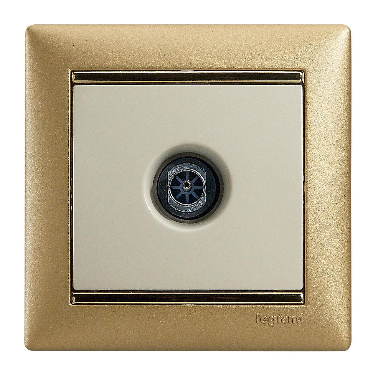 Розетка TV одинарная Legrand Valena Слоновая кость (774329)