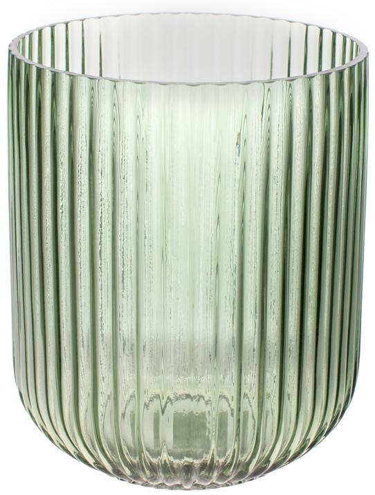 Ваза стеклянная Ariadne Pure Green Ø 16x18 см Зеленый