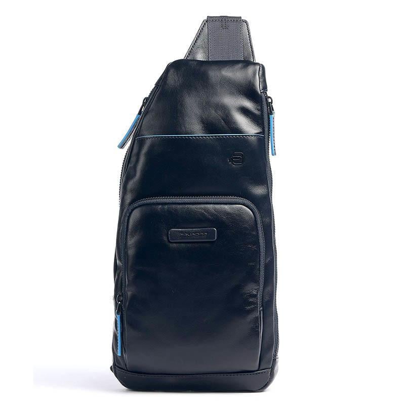 Городской рюкзак-моно Piquadro B2 Revamp с RFID защитой Blue (CA5577B2V_BLU)