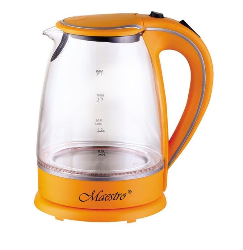 Електрочайник Maestro 1,7 л 2000 Вт Помаранчевий (722ffa29)