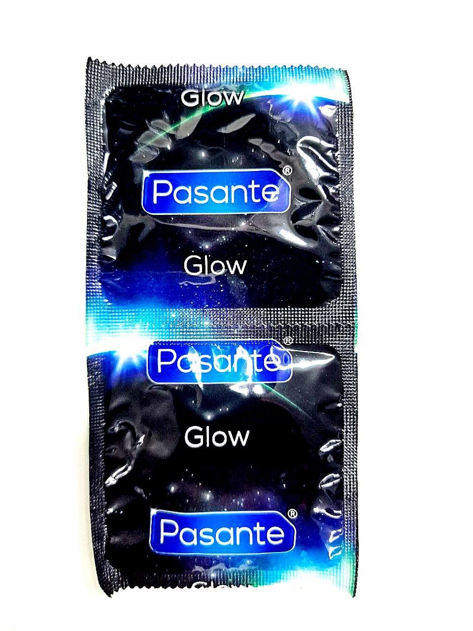 Презервативи що світяться в темряві Pasante Glow латексні 6 шт. (1120KA-1)