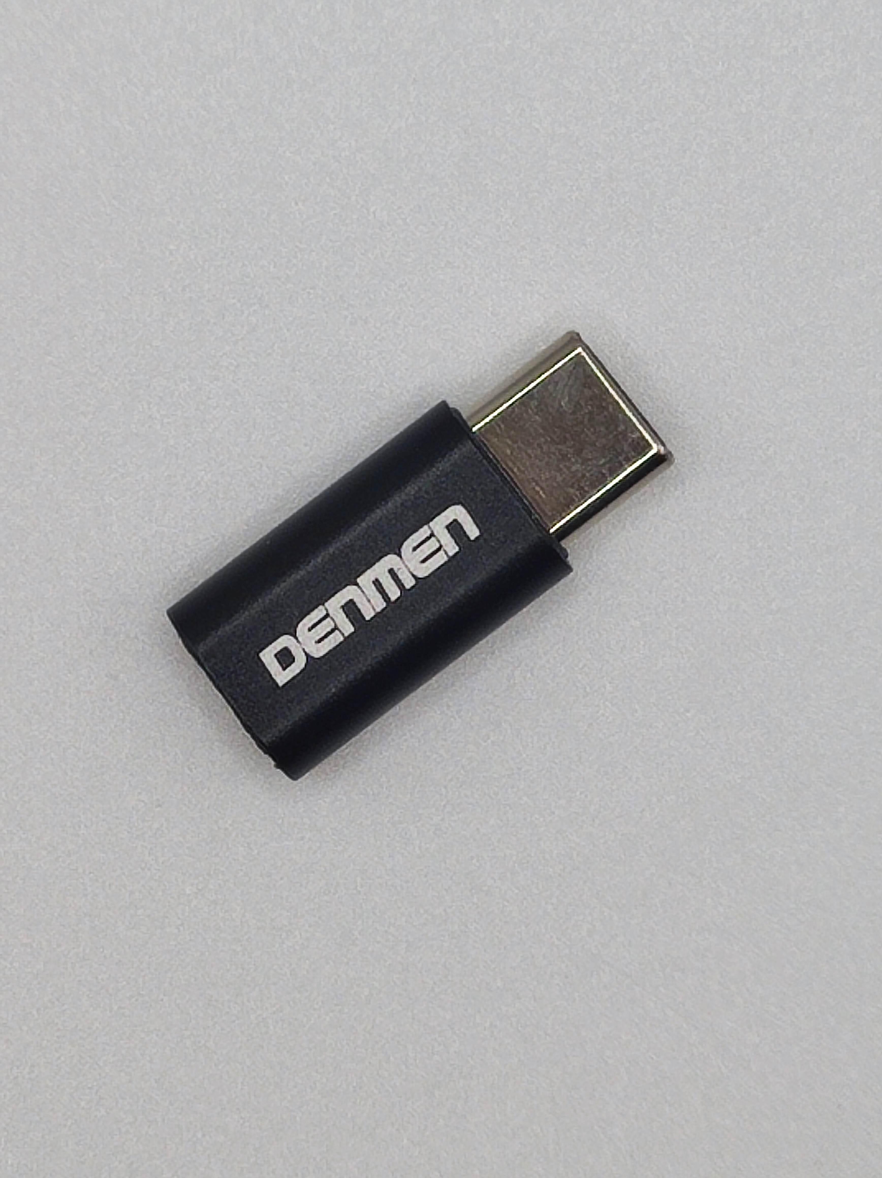 Переходник Denmen DU11 2in1 Type-C to Micro audio converter - фото 3 Переходник Denmen DU11 2in1 Type-C to Micro audio converter - фото 3