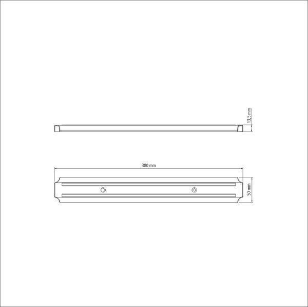 Планка для ножей Tramontina магнитная 38 см (26464/101) - фото 3