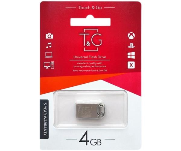 Флешка USB Flash T&G 110 Metal 4Gb - фото 2