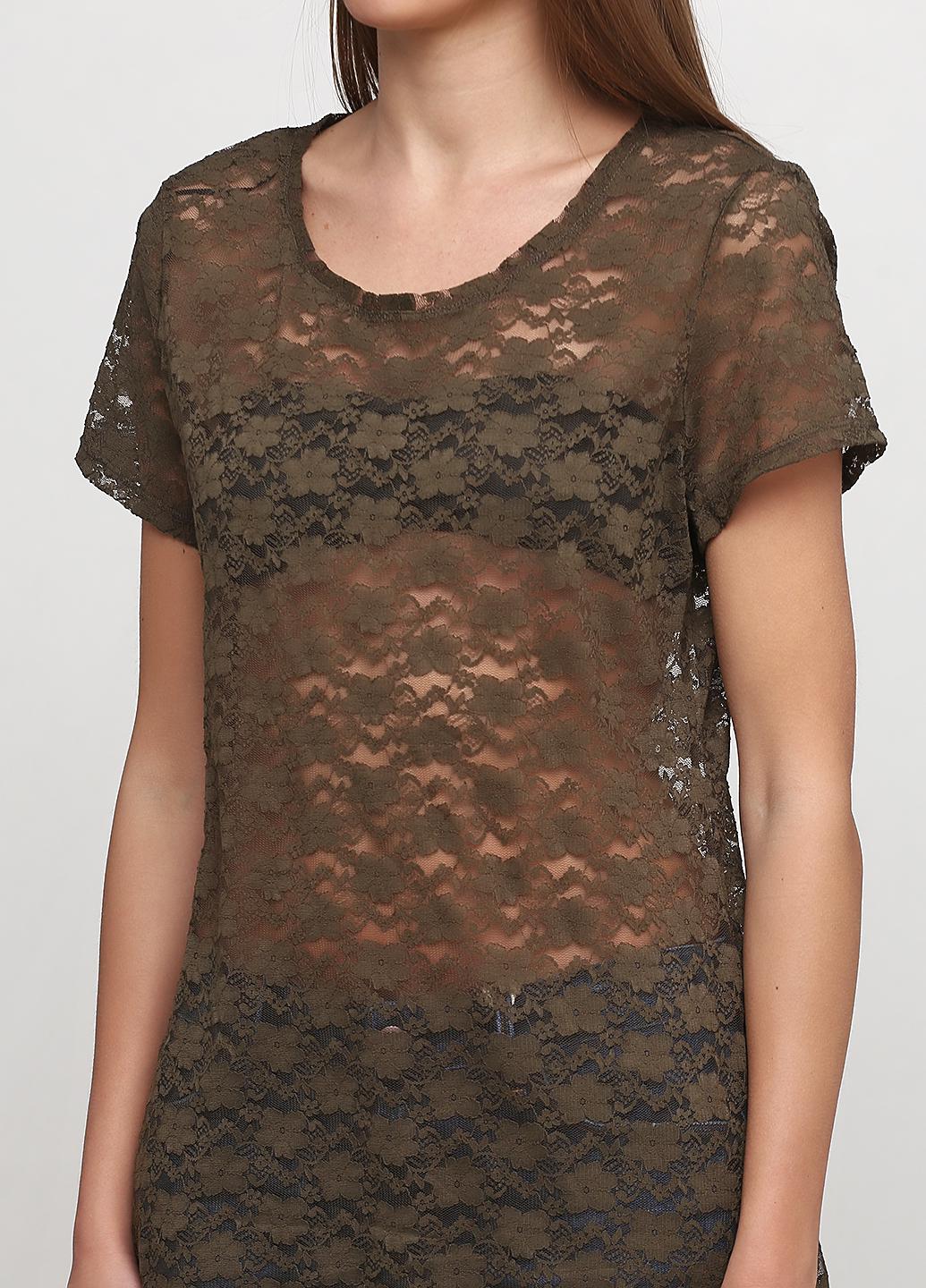 Блузка H&M L Хакі (2000000689302) - фото 3