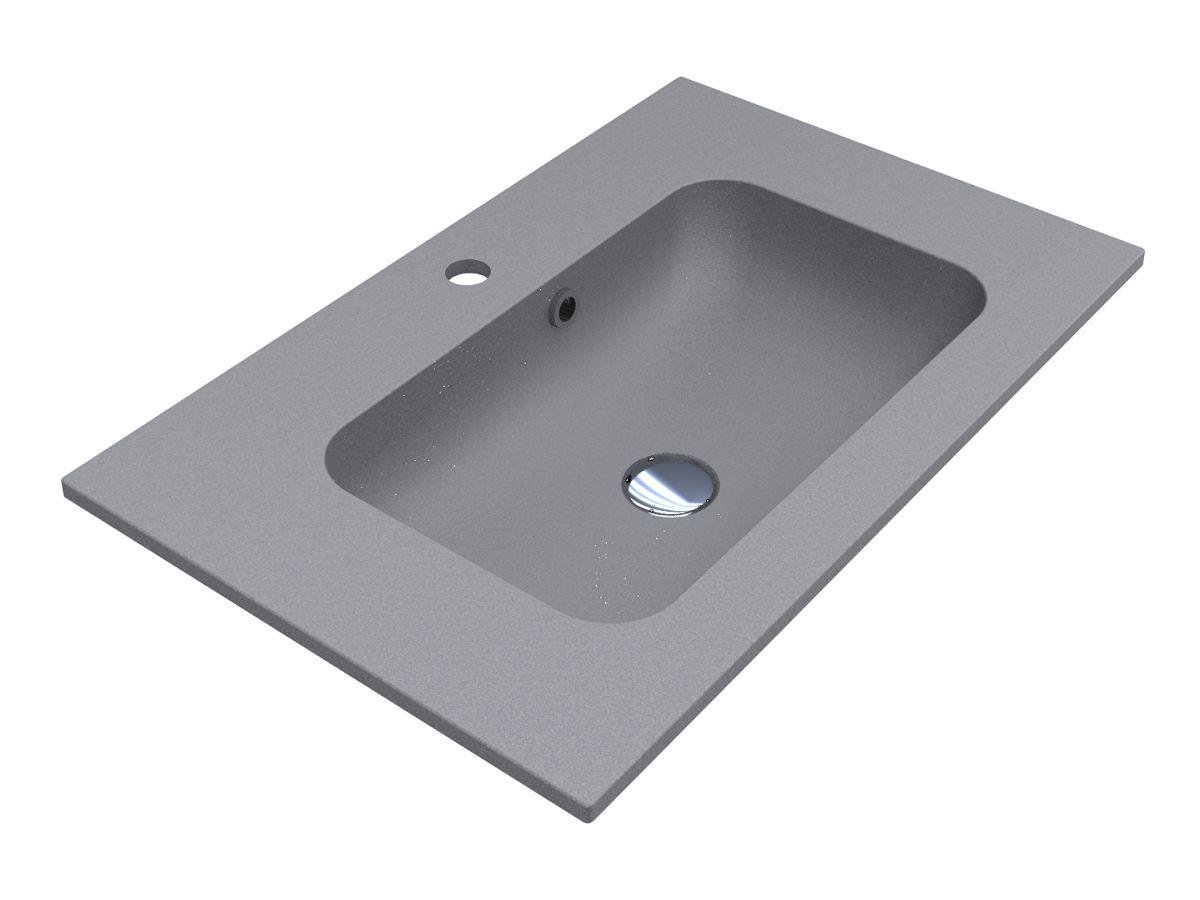 Умывальник Miraggio DELLA 700 GRAY MIRASTONE матовый Серый (84048)