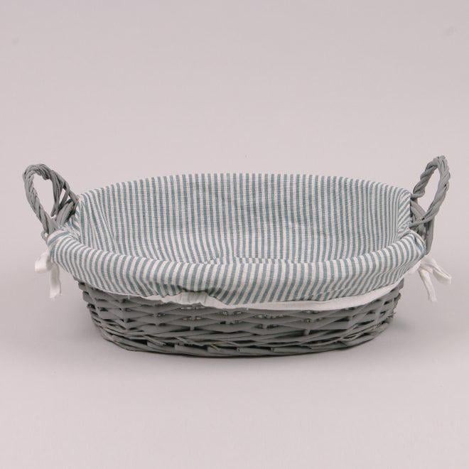 Корзина Flora с тканью Серый (39407)