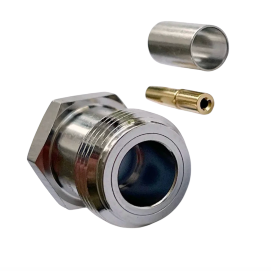 Конектор N-типу гніздо Leno RFз нікелевим покриттям 1 шт. (000049239) - фото 4 Конектор N-типу гніздо Leno RFз нікелевим покриттям 1 шт. (000049239) - фото 4