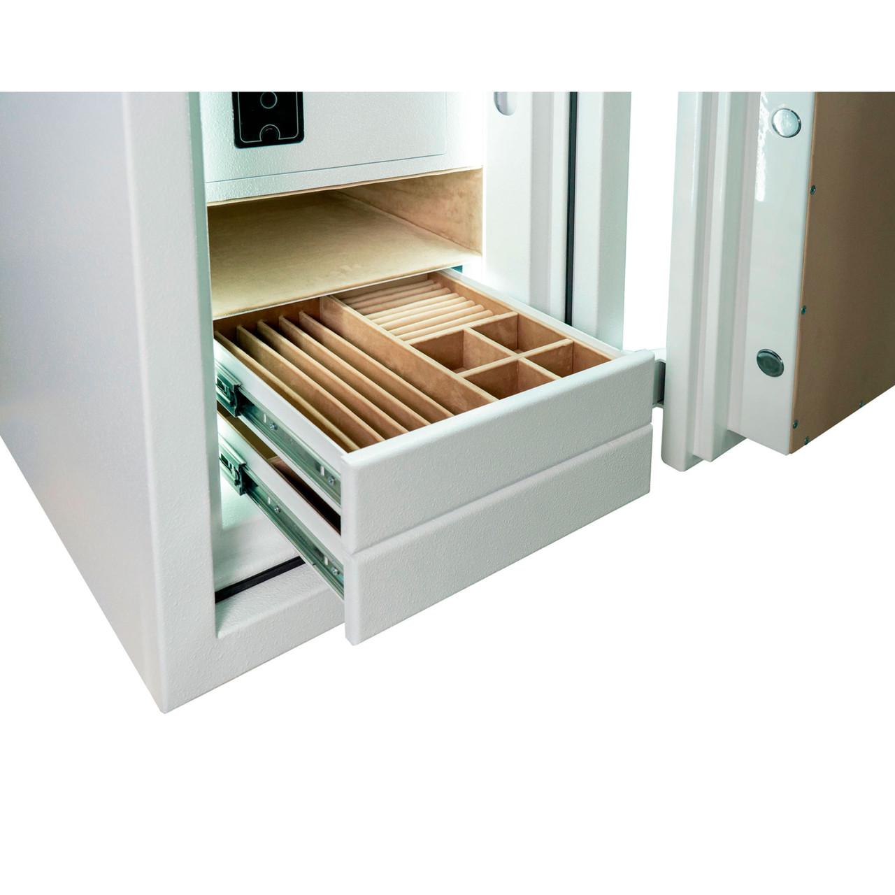 Сейф зламостійкий Griffon CL V.100.K.E FP.AW White - фото 4 Сейф зламостійкий Griffon CL V.100.K.E FP.AW White - фото 4