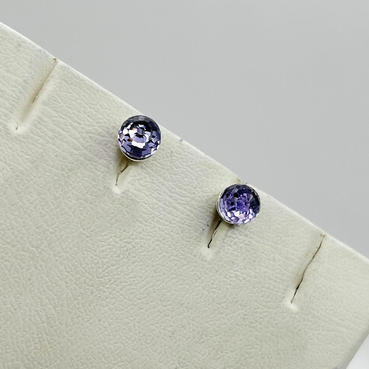 Серебряные серьги-пусеты с кристаллами Swarovski 1,78 г (2601678547) Серебряные серьги-пусеты с кристаллами Swarovski 1,78 г (2601678547)