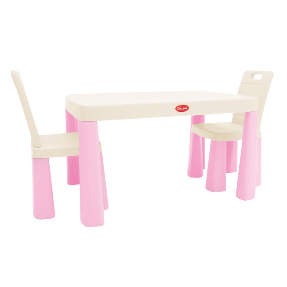 Дитячий стіл із двома стільцями Doloni Toys Рожевий (04680/12) - фото 1 Дитячий стіл із двома стільцями Doloni Toys Рожевий (04680/12) - фото 1