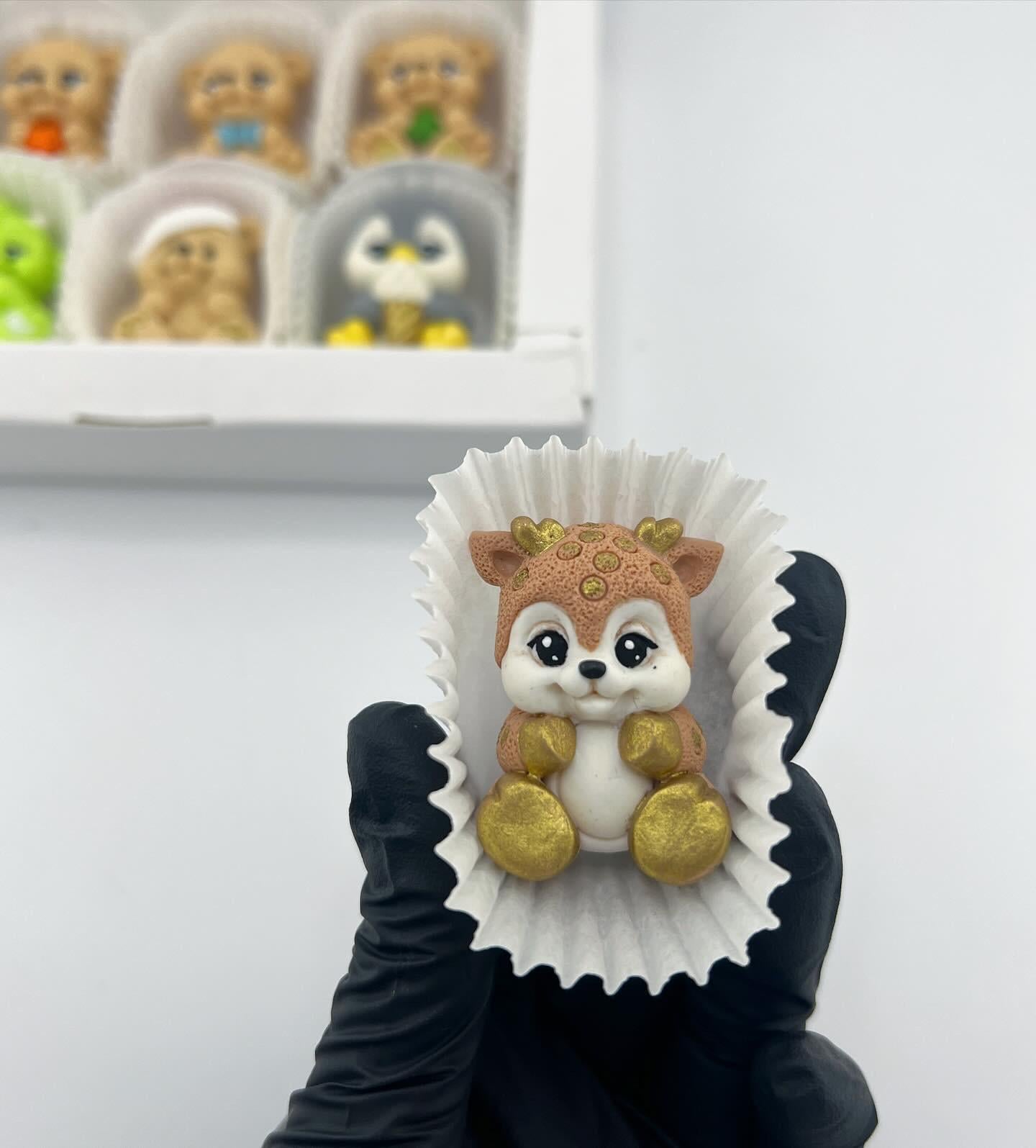 Силиконовый молд Олененок гарнюня конфеты (9279)