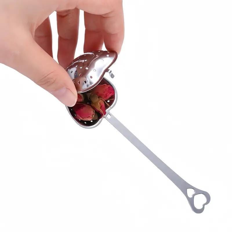 Сито-ложка для заваривания чая в форме Сердца 1 шт. Серебристый - фото 9 Сито-ложка для заваривания чая в форме Сердца 1 шт. Серебристый - фото 9