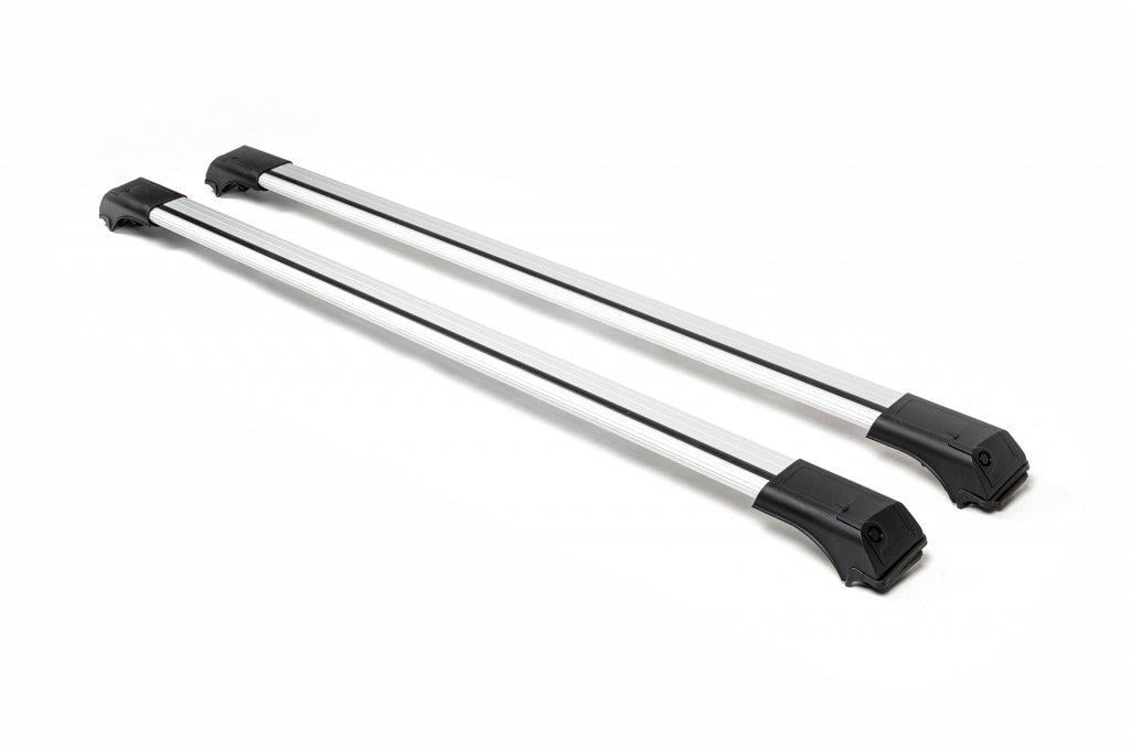 Перемички на рейлінги Flybar V1 Erkul для Renault Clio III 2005-2012 рр. алюміній/пластик 2 шт. Сірий (28022038)