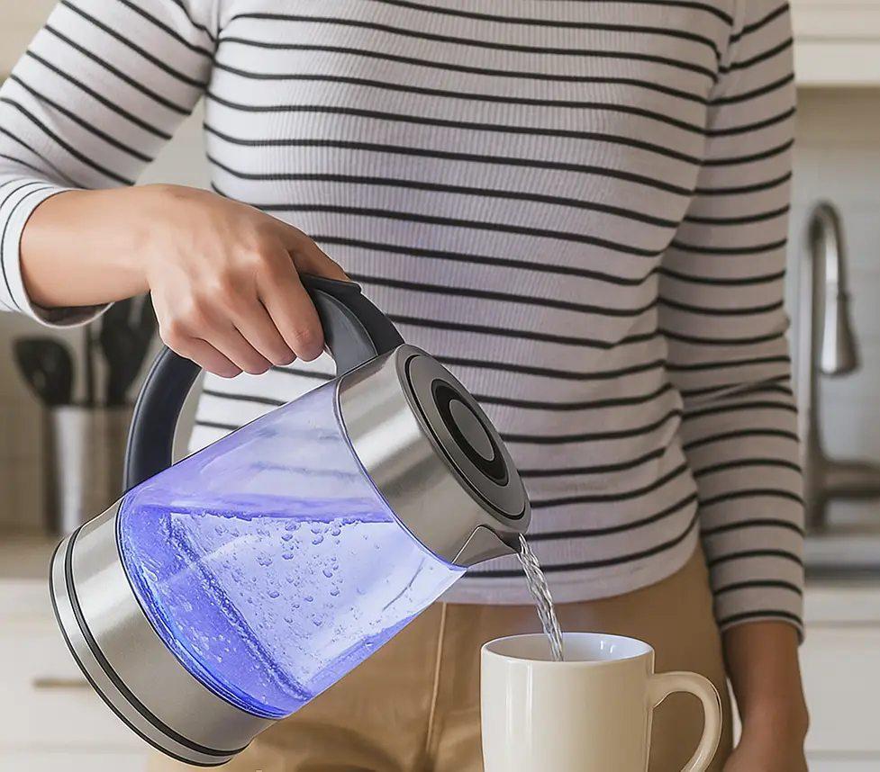 Электрочайник стеклянный Hoffmans HM-2556 (28584849) - фото 2 Электрочайник стеклянный Hoffmans HM-2556 (28584849) - фото 2