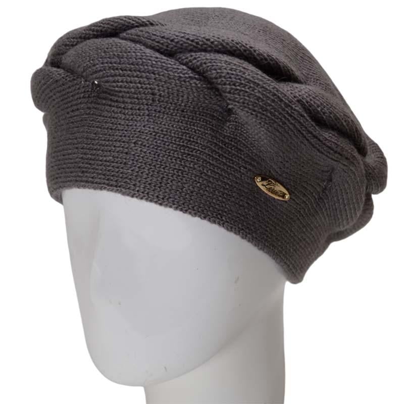 Берет женский Lirus Зефир двойной полушерстяной Дымчатый (131885)