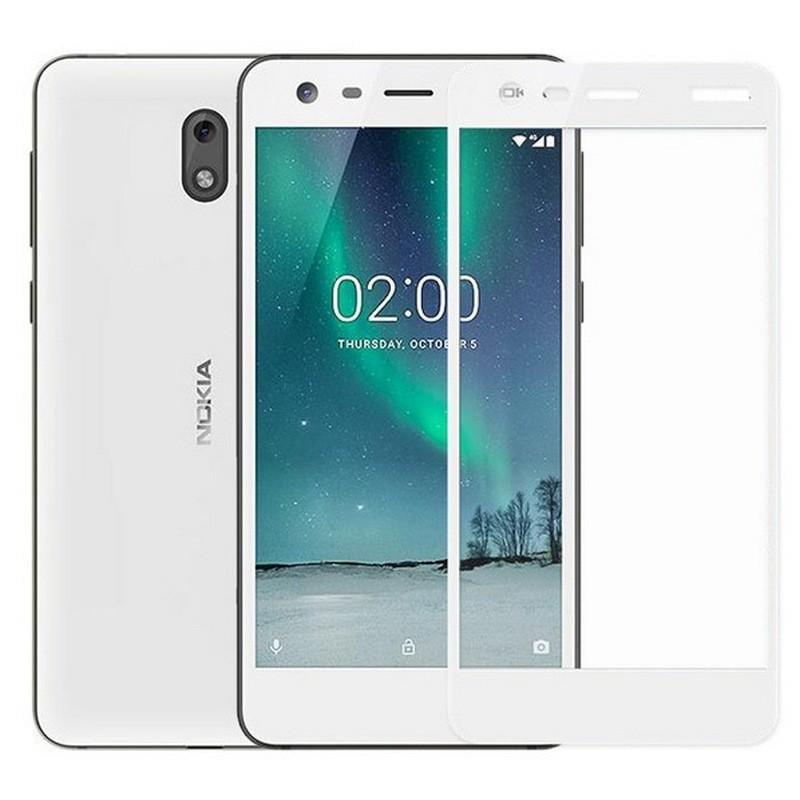 3D стекло Nokia 2 (Защитное Full Cover) White (06495-29)