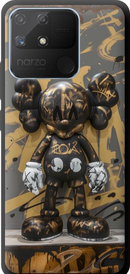 Чехол на Realme Narzo 50A Bronze kaws (6097b-2514-42517)
