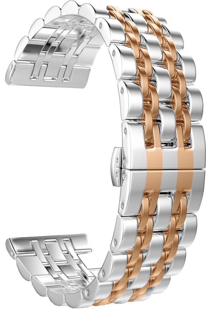 Браслет металлический Spinye Line для Amazfit Bip 3/Pro Silver Rose (29032-68) - фото 2 Браслет металлический Spinye Line для Amazfit Bip 3/Pro Silver Rose (29032-68) - фото 2