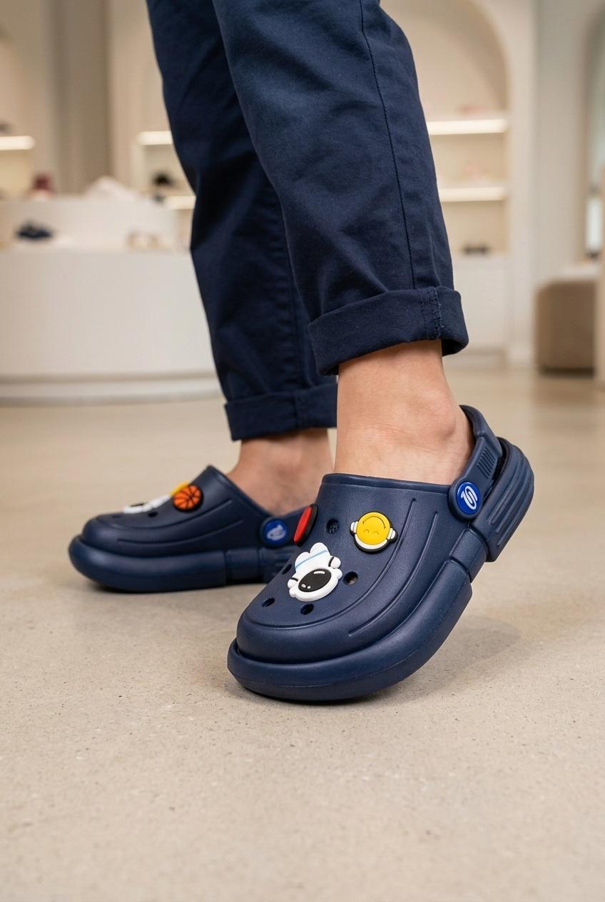 Кроксы детские для мальчика Fashion 351027 р. 30/31 Синий Кроксы детские для мальчика Fashion 351027 р. 30/31 Синий