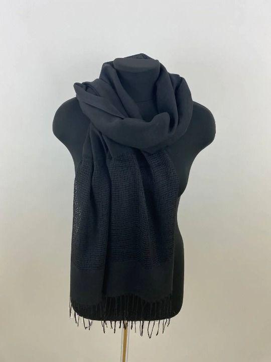Шарф женский Черный (ШарфВоск8)