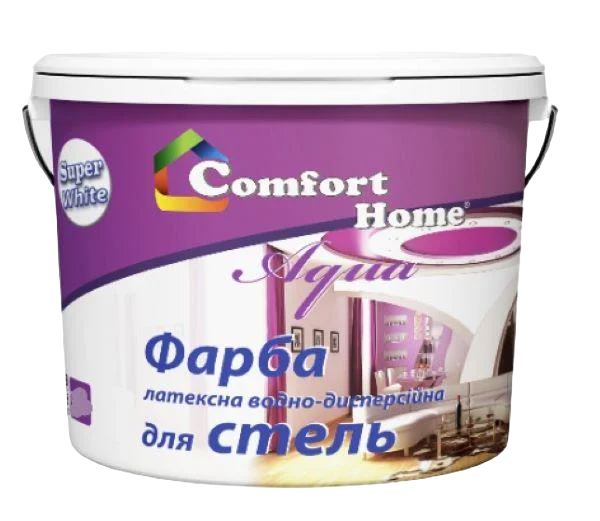 Краска латексная водно-дисперсионная для потолков и стен Comfort Aqua 6,3 кг