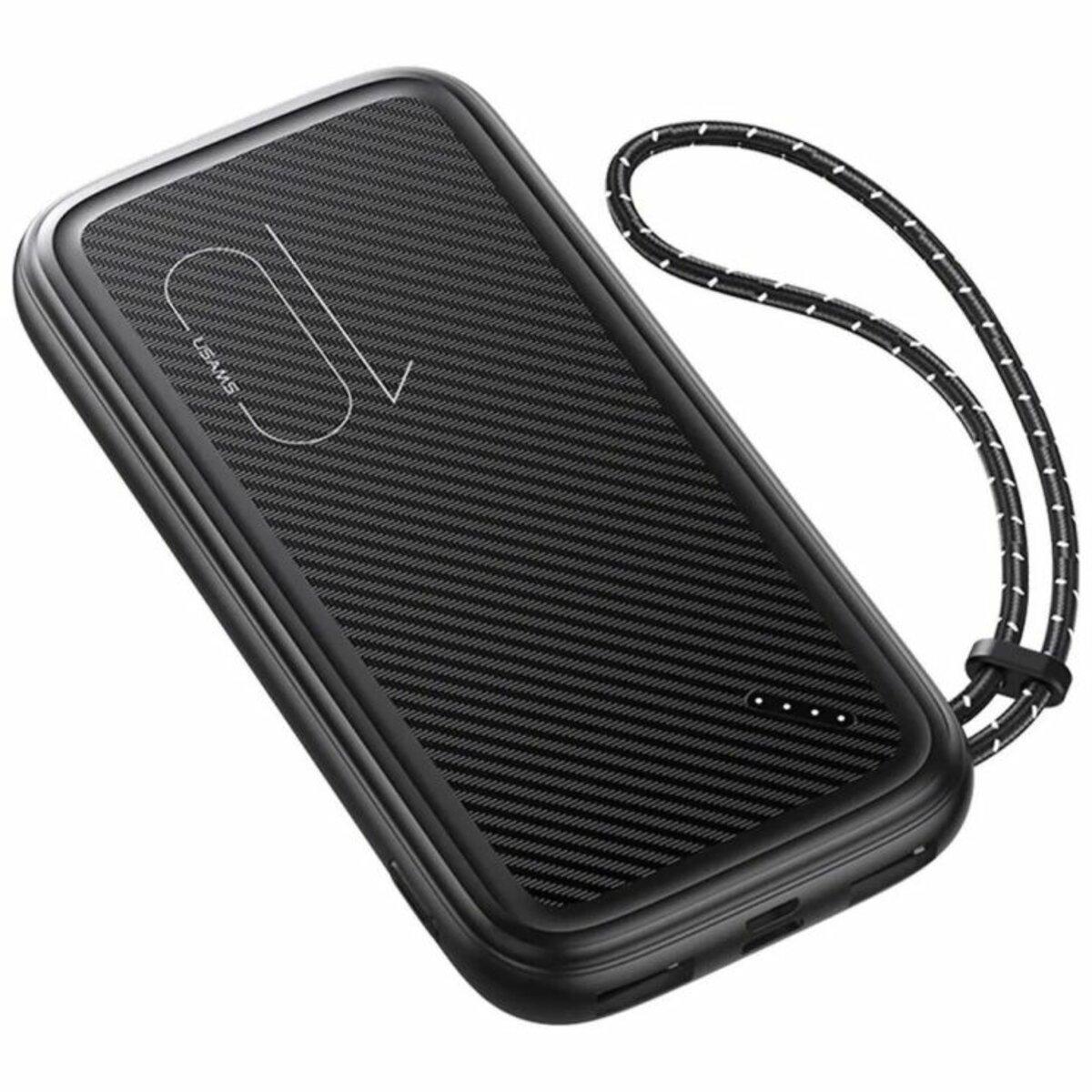 Повербанк Usams US-CD150 PB56 with Lanyard 10000 mAh (US-CD150) - фото 1