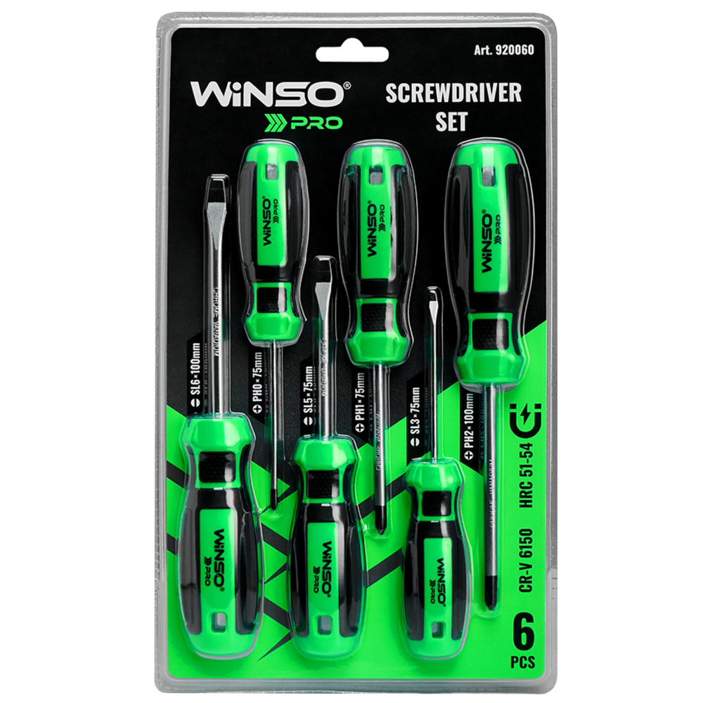 набор отверток WINSO 6 ед. (920060)