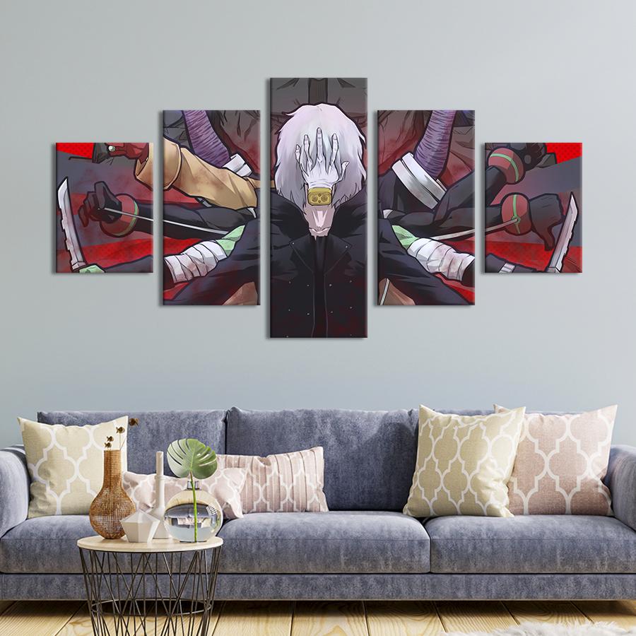 Картина на холсте Антагонист аниме Тойя Сецуно / Моя геройская академия 162x80 см (1501-52)