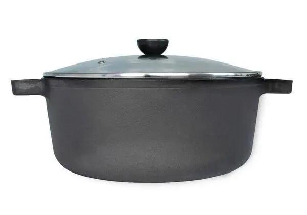 Каструля чавунна з кришкою Brizoll Casserole P-4L-2 24 см 4 л - фото 2