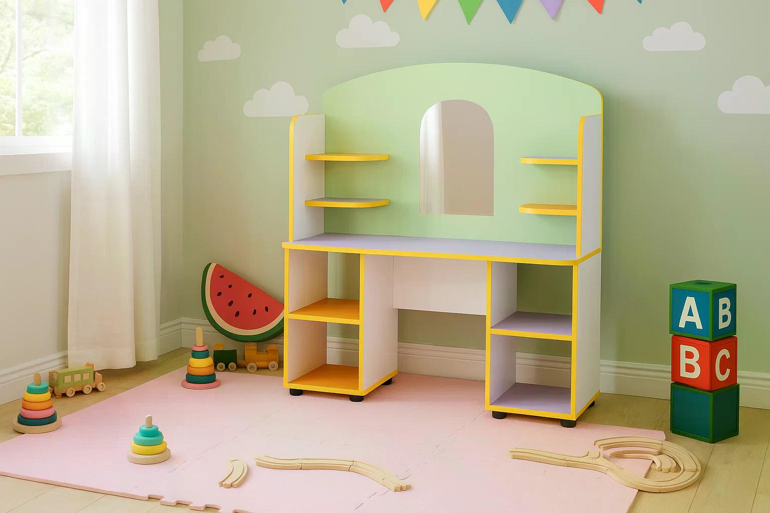 Ігрові меблі для дитячого садка Салон краси Green Water/Lavander