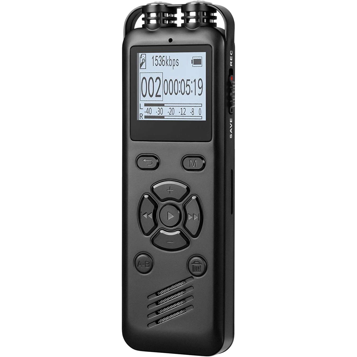 Диктофон цифровой Savetek GS-R69 стерео 8 Гб до 54 часов записи - фото 3