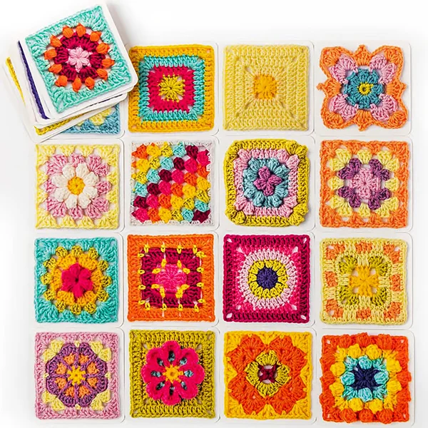 Схемы вязания крючком в технике Granny Square 50 шаблонов (AN00343) - фото 7 Схемы вязания крючком в технике Granny Square 50 шаблонов (AN00343) - фото 7