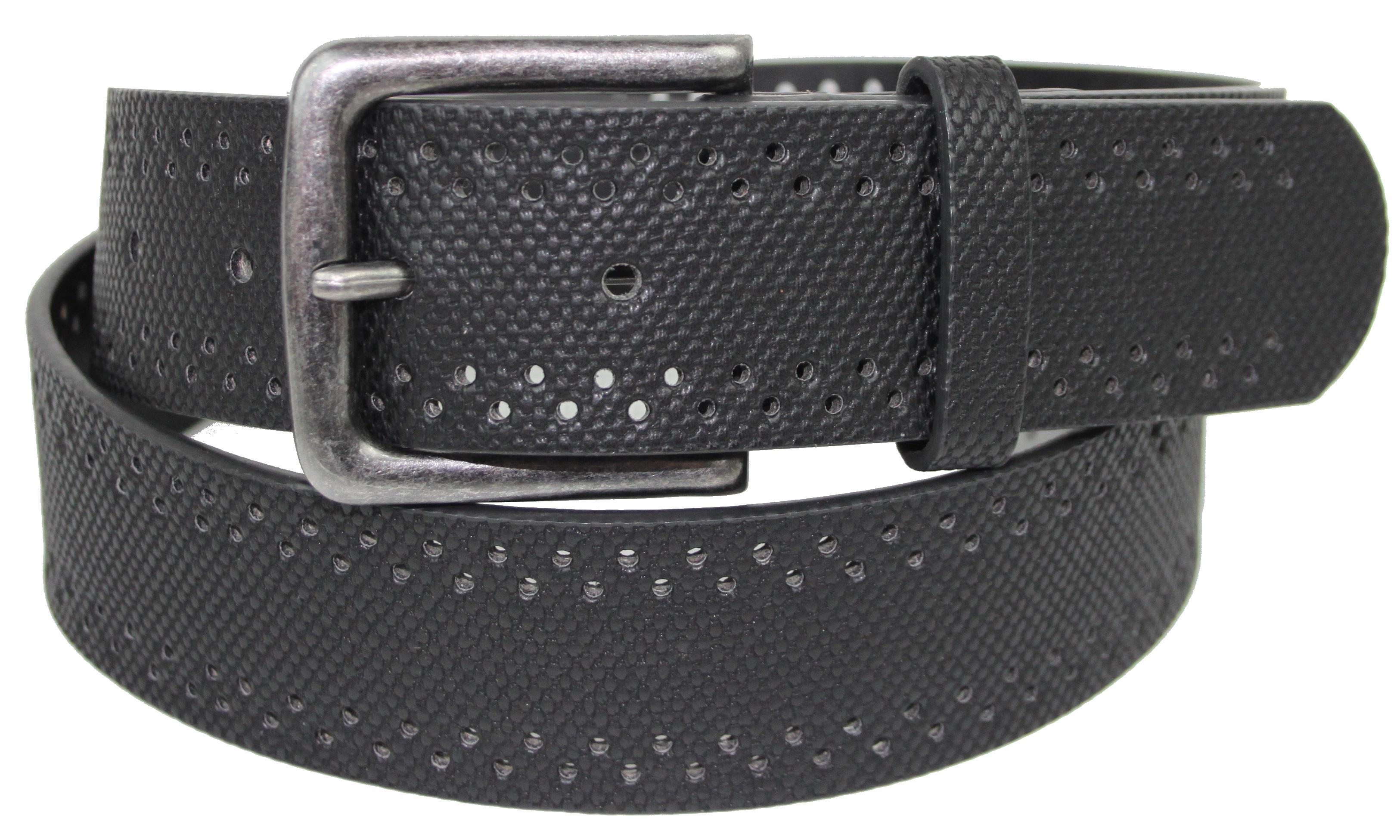 Ремінь чоловічий C&A екошкіра 4 см Чорний (1101819)